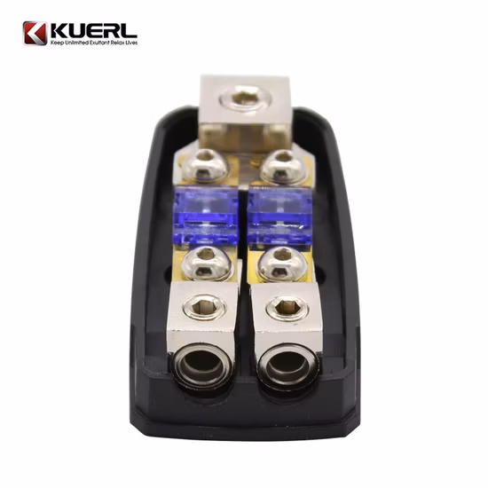 New Mini Anl Fuse Holder Top Quality Car Audio Power Fuse Holder Block 1 in 2 out