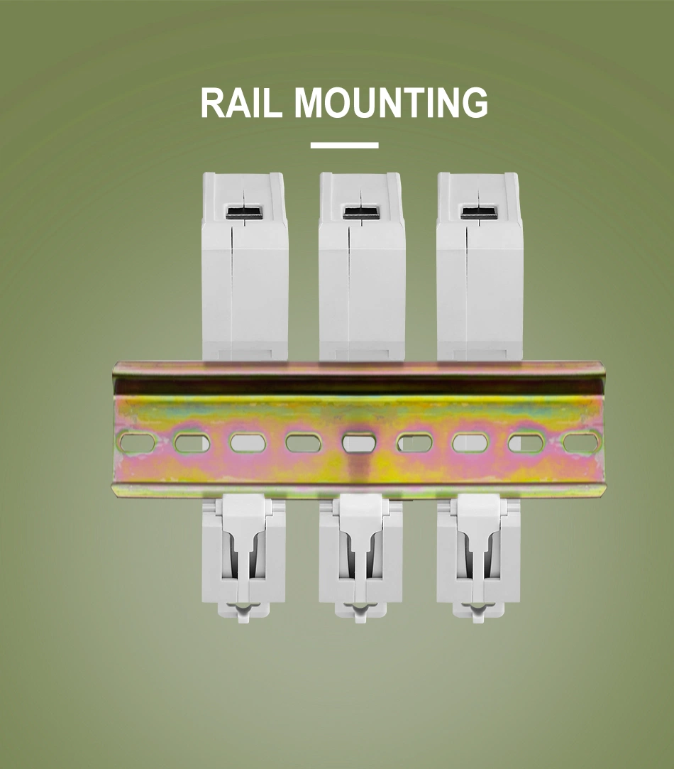 Moreday DIN Rail Fuse Holder DC Fuse with DC Short Circuit Protection 15 AMP High Voltage Fuse