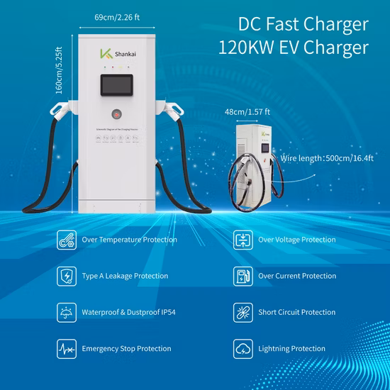 120kw 빠른 자동 전기 충전소