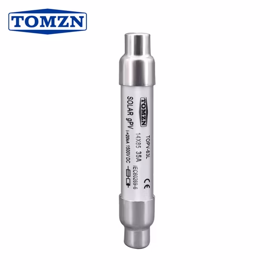 태양광 발전 시스템용 15A~32A 1500V 10*85mm PV 태양 퓨즈